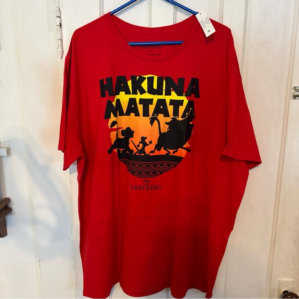 Disney Red Lion King Graphic Tee Unisex 3XL